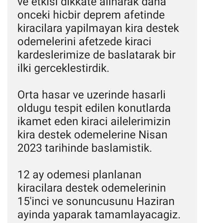 AFAD Kira Yardımı Kesildi Kiracılardan