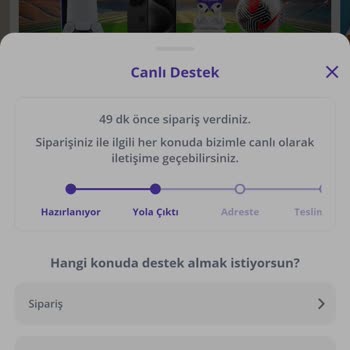 Getir Siparişi Geç Getirdi