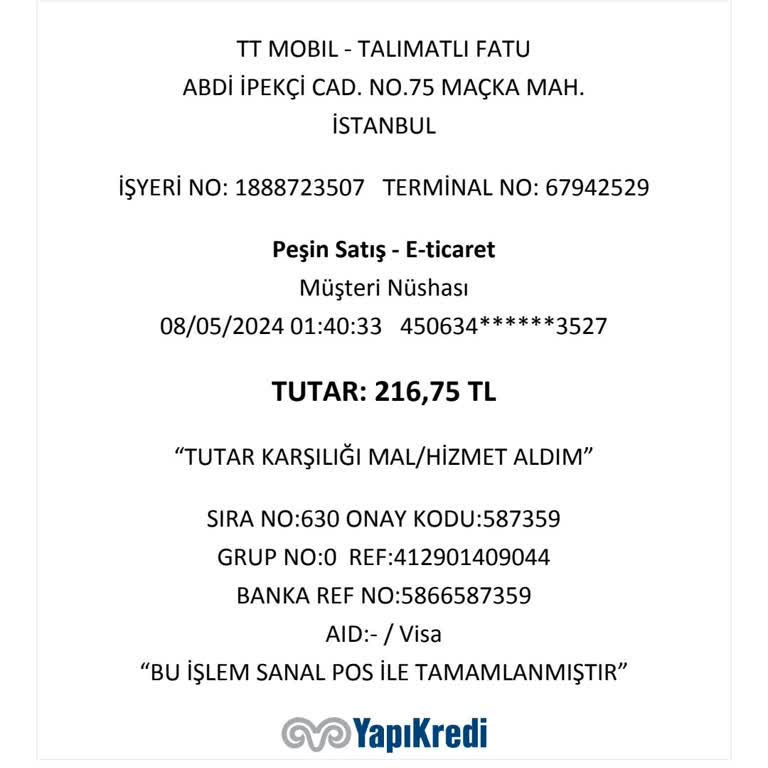 Türk Telekom'un Bize Verdiği Olmayan Fatura
