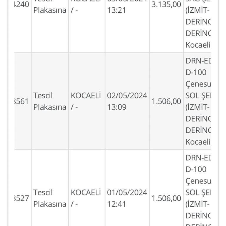 E-Devlet (Turkiye.gov.tr) Eds Ceza Tebligat Gelmiyor