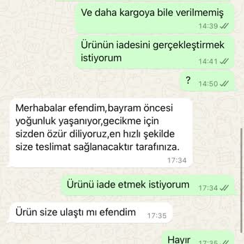 Lesequence Ürün Göndermiyor Ürün İade Talebi İstedim Mesaja Bakmıyor