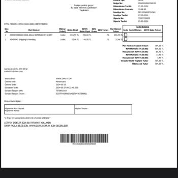 Zara Ürünü İade Etmeme Rağmen İademi Yapmıyor.