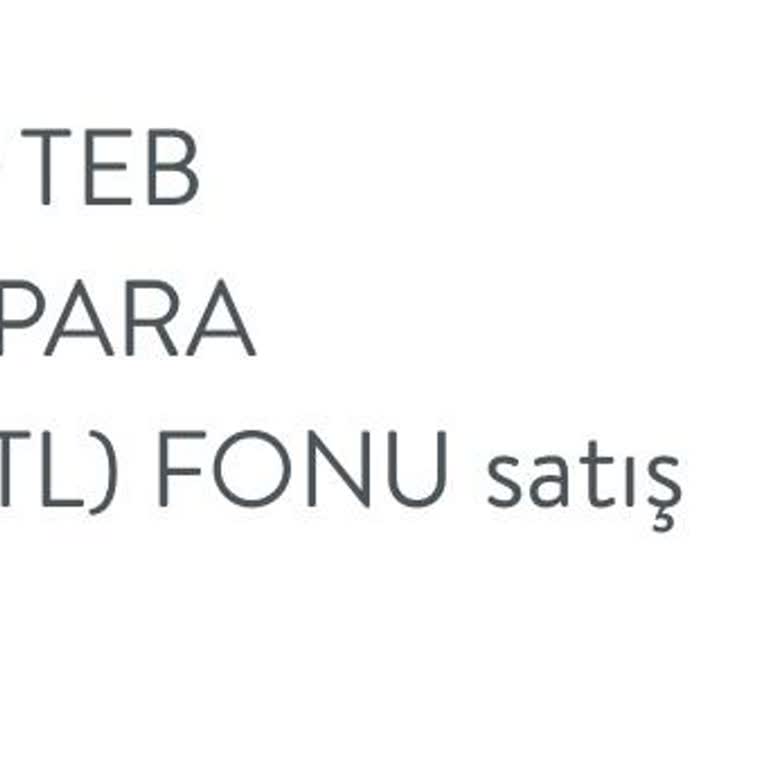 TEB Fon Adı Altında Paramı Kesiyor