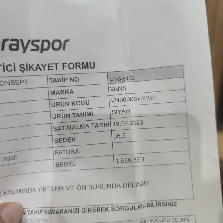 Koray Spor Vans Klasik Ayakkabı