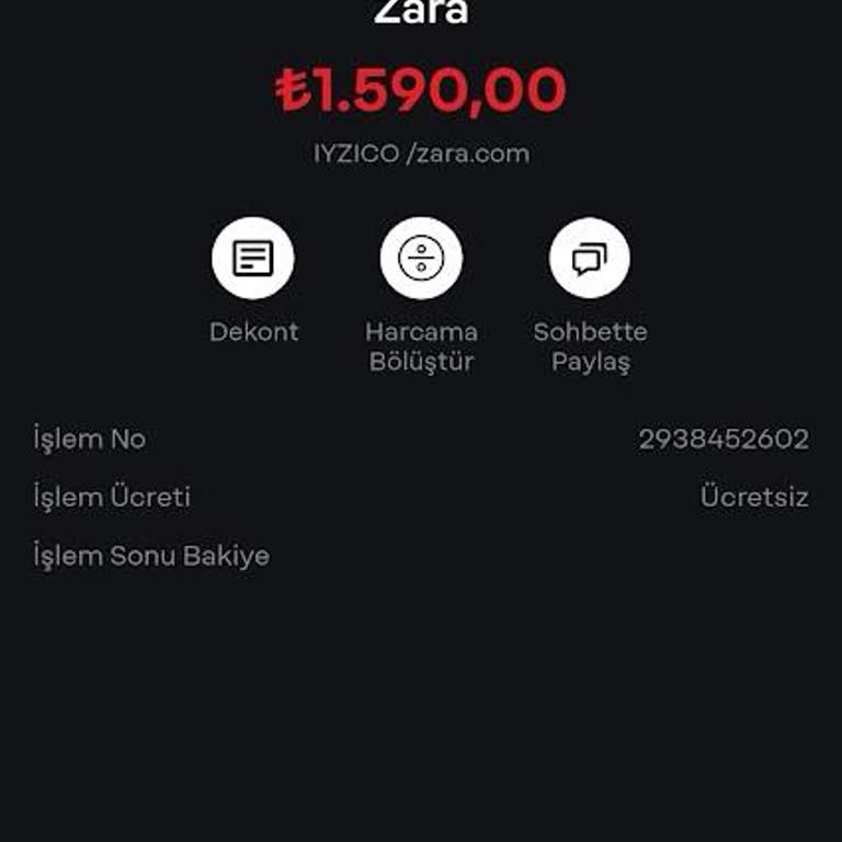 Zara Ürün Alamıyoruz İptale Düşüyor. Para İadesi Bekliyor