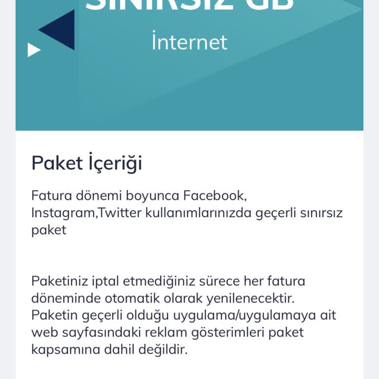 Türk Telekom Sınırsız Sosyal Medya Paketi Hakkında