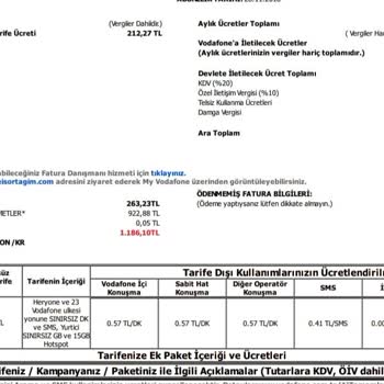 Vodafone Biten Taahhüt Zammı Ve Yüksek Fiyatlandırma Yapması