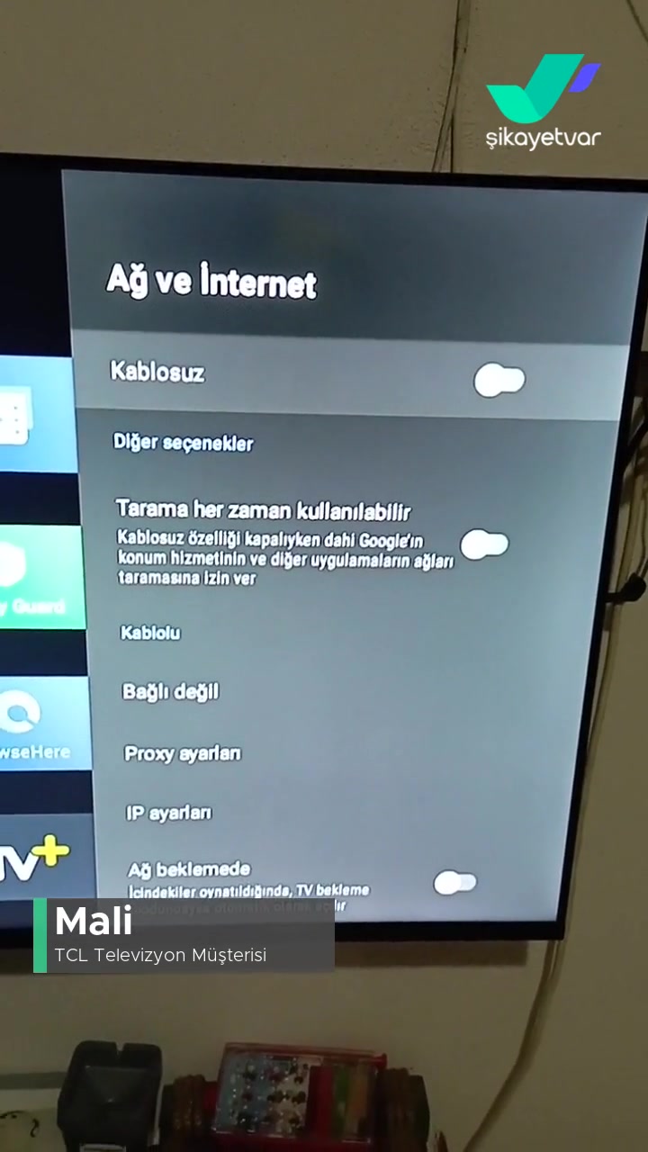 TCL 43L5A TV Kablosuz Özelliği Açılmıyor videonun kapak resmi