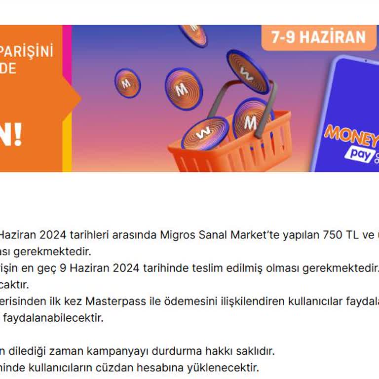 Migros Kampanya Ya Kandım, Başıma Dert Aldım. Uğraş Dur