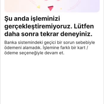Ziraat Bankası Kredi Kartı 'Hata Oluştu' Deyip Duruyor