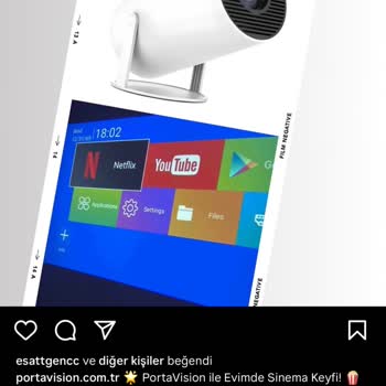 Portavision Android Projeksiyon Cihaz Donması