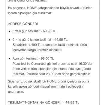 Zara 12 Gün Sonra Kargolama