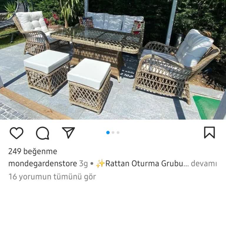 Monde Garden Aldığım Bahçe Mobilyası Gönderilmedi