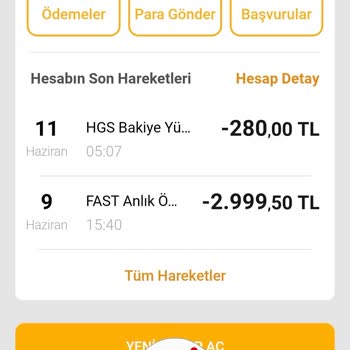 VakıfBank Bilgim Dışında Talimat Vermeden Otomatik HGS Yüklemesi