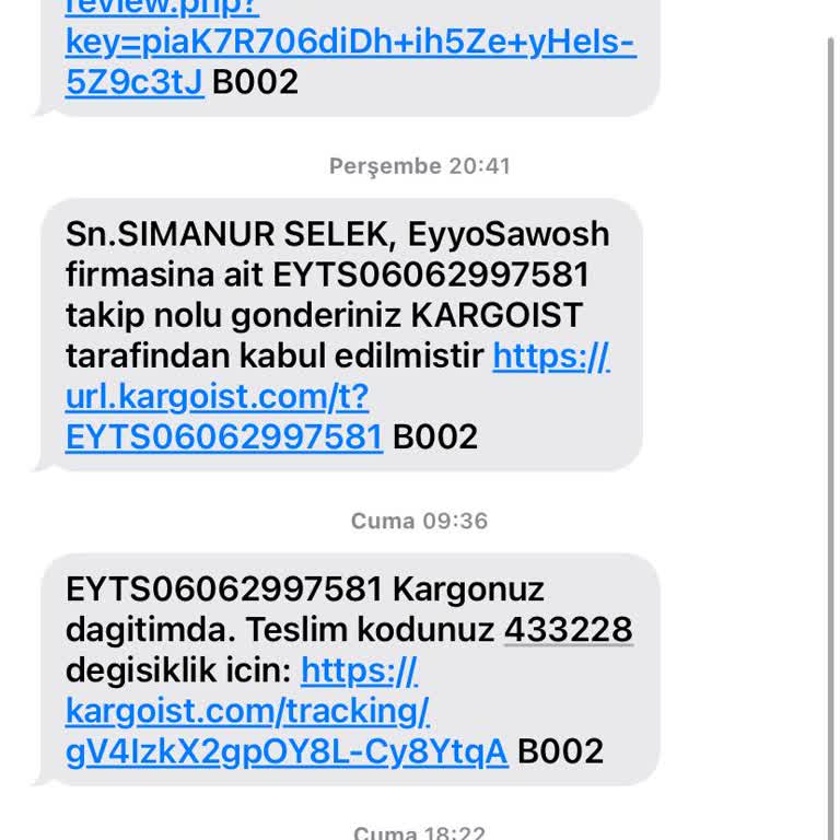 Kargoist Yanlış İsimle Gelen Kargo Ve İletişim Sorunları