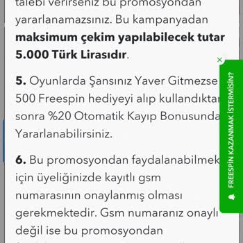 Tipobet365.com Bonus Kampanyasının Yazan Kural Gereğini Yapmadı.