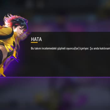 Garena Free Fire Şüpheli Oyuncular Mesajı!