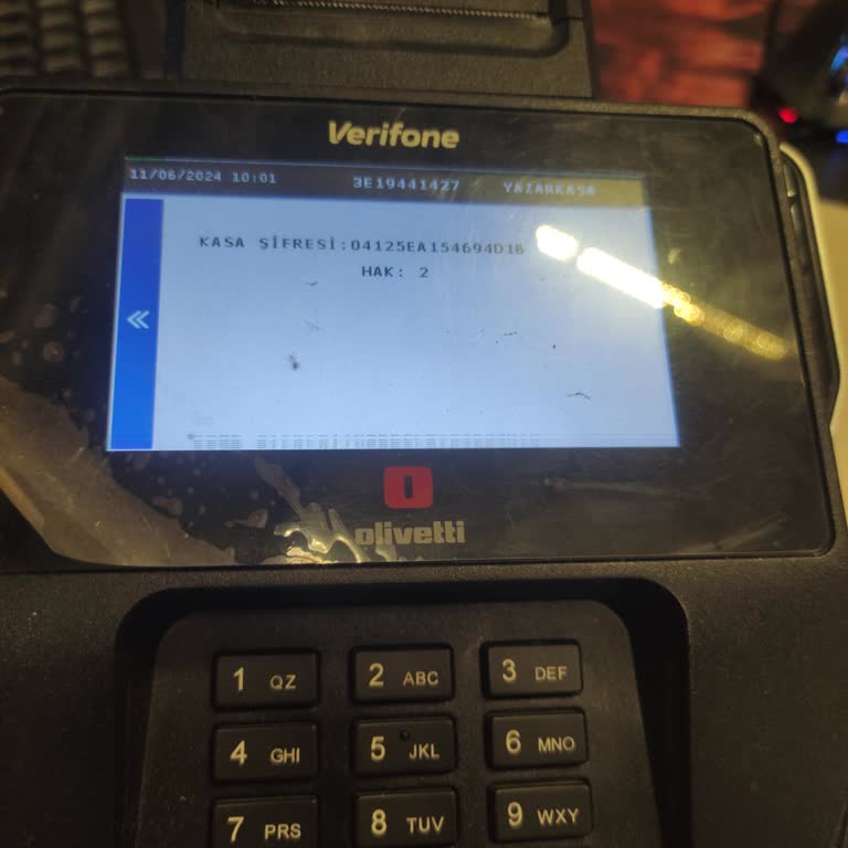 Verifone Olivetti Kasa Şifresi Hatası
