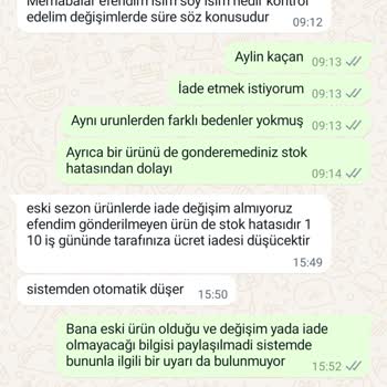 By Elif Dursun İade Ve Değişim