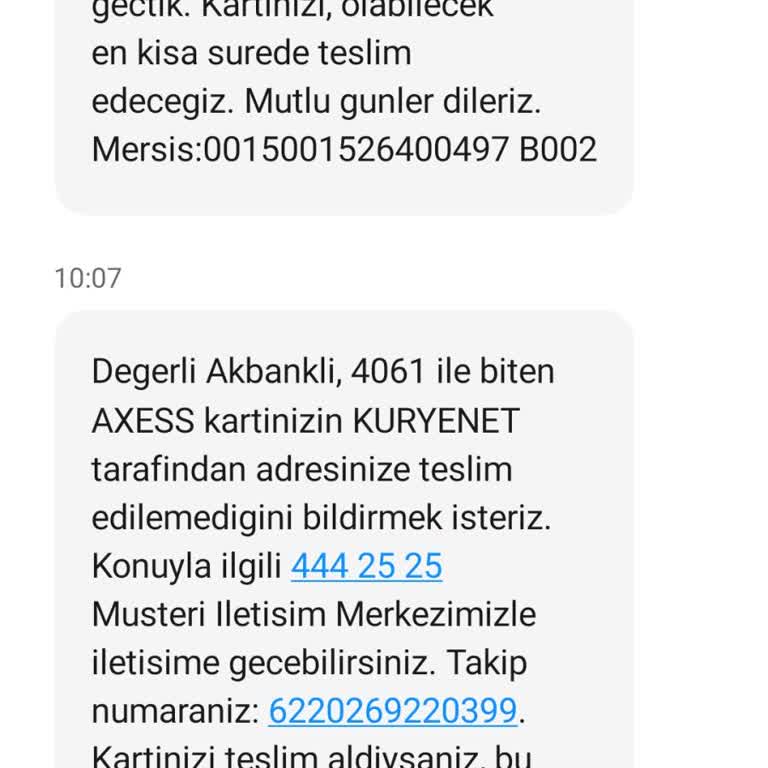 Kuryenet 15 Gündür Kartımı Teslim Etmiyor