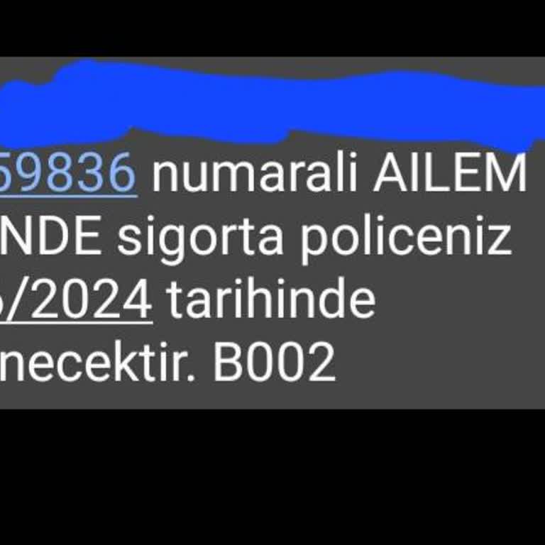 Türkiye Sigorta Ailem Güvende Poliçesi Saçmalığı