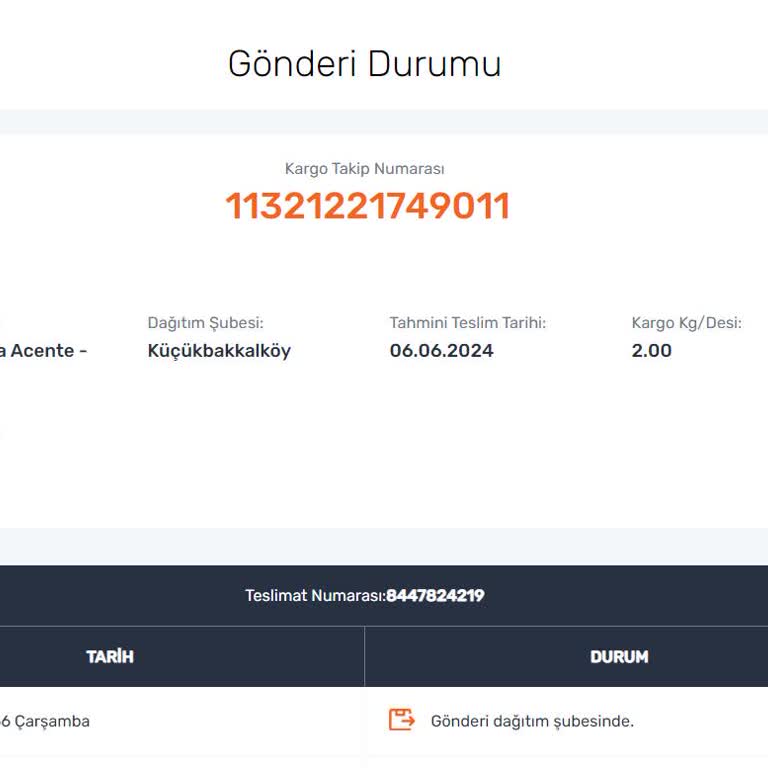 Sürat Kargo Kargomu Teslimata Çıkarmıyor