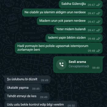 Melvien Mağduriyetimi Çözmedi. Paramı İade Etmedi.