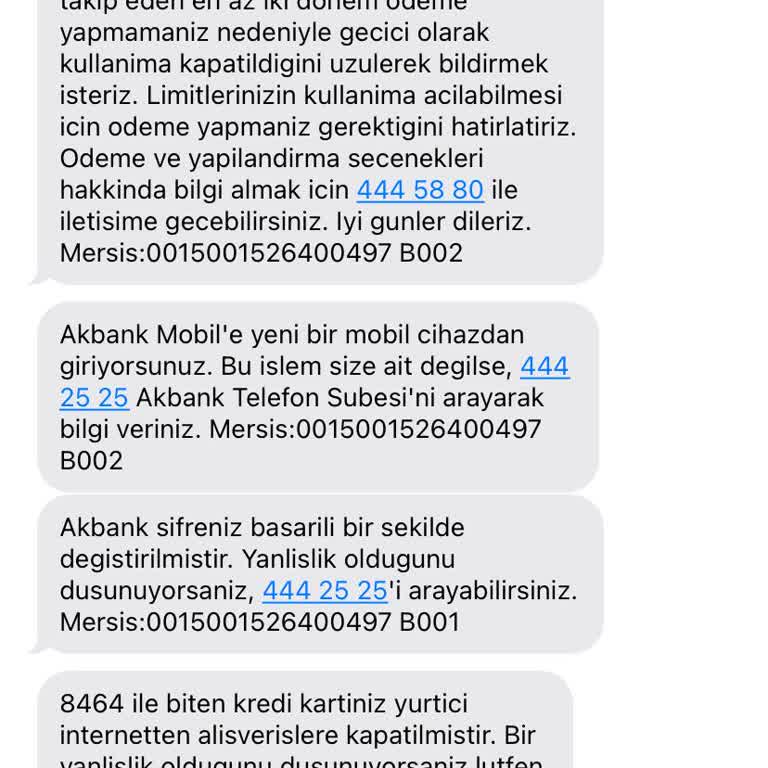 Akbank Kredi Kartım Kapanmamıştır