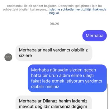 Roc İstanbul İade Mağduriyeti Yaşatan Marka