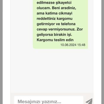 Bir Günde Kargo Şirketine Asla Ulaşılmıyor Ve Muhatap Yok!