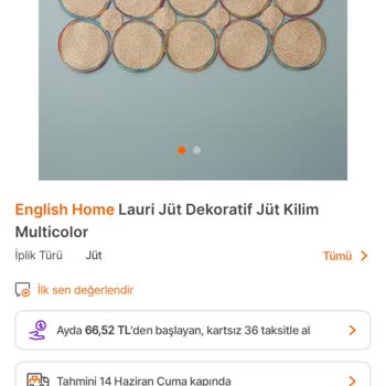 English Home Yanlış Ürün Gönderimi