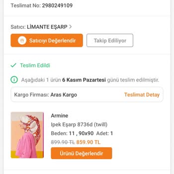 Armine Eşarp Renkleri Karıştı