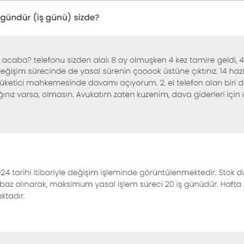 EasyCep 4kez Tamirden Sonra Değişim İşlemine Alınan Cihazım 1,5 Aydır Gelmedi.