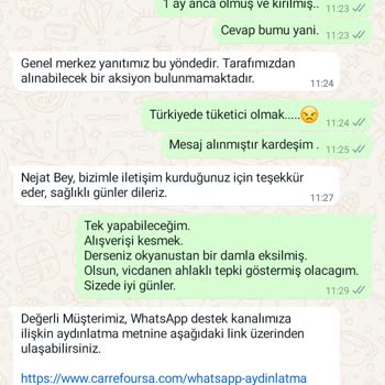 Carrefour'un Duyarsızlığı, Sattığı Ürünün Arkasında Durmaması.!?