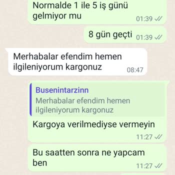 Bu Senin Tarzınn (instagram) Elbise Siparişim Gecikti