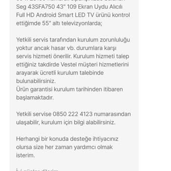 Carrefour SA Çözülemeyen Servis Kurulum Ücreti