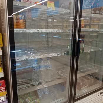 Şok Market İçecek Dolabı Ve Alışveriş Arabası