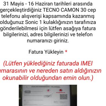 Vodafone Kulaklık Hediyesi Yalanı