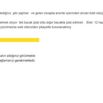 Pegasus Ücret İadesi Alamama