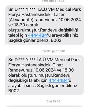 İstanbul Aydın Üniversitesi VM Medical Park Hastanesi Lazer Epilasyon Yanıkları