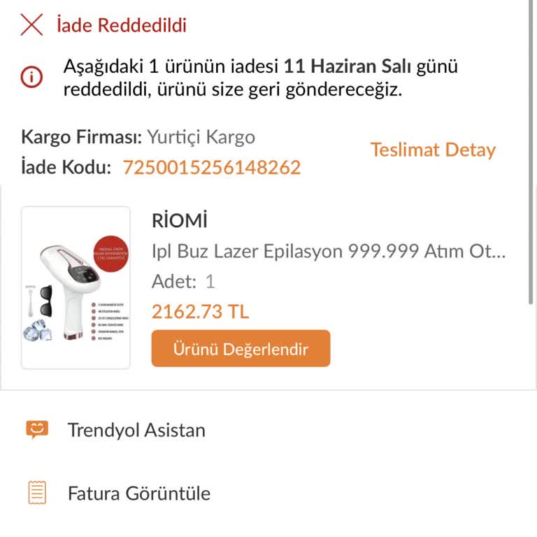 Riomi Trendyol / Hnk Teknoloji