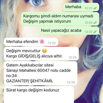 Marina Rosse Yanıltıcı Kargo Bilgilendirmesi Ve İletişim Sorunları