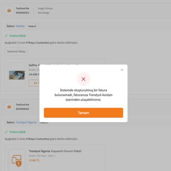 Trendyol Faturasız Ürün Sattı Ve Ek Aldığım Trendyol Sigorta Çöp Oldu