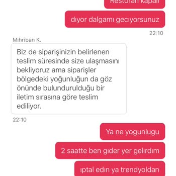 Yemek Sepeti Sipariş Getirmiyor İade Yapmıyor