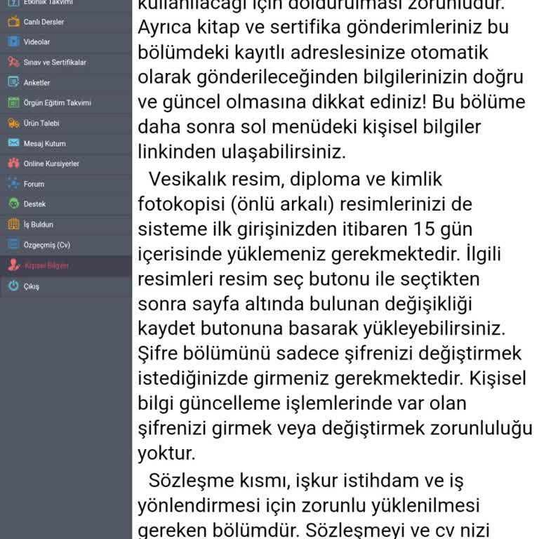 Kariyer Adam Kaydımın Silinmesini İstiyorum