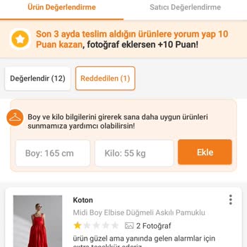 Trendyol'dan Aldığım Elbise