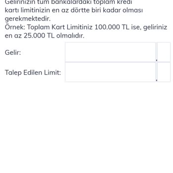 QNB Finansbank Kredi Kartı Limit Sorunu!