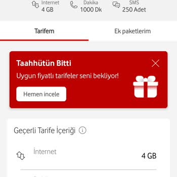 Vodafone Faturasıza Geçiş İçin 6 Aylık Peşin Telsiz Ücreti İstiyor