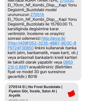 Arçelik Üretim Kaynaklı Sorunu Değiştirmiyor