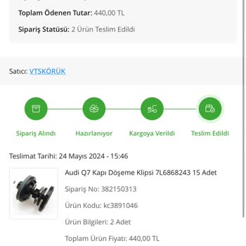 Çiçek Sepeti Eksik Ürün